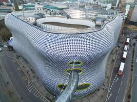 Aerial City Centre Buildings of Birmingham Central City of England United Kingdom During Sunset. March 30th, 2024 photo