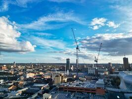 City Centre Buildings of Birmingham Central City of England United Kingdom During Sunset. March 30th, 2024 photo