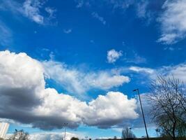 Beautiful Sky with Dramatical Clouds over Birmingham City of England United Kingdom, March 30th, 2024 photo