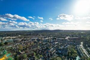 Aerial View of Central Oxford Historical City of England United Kingdom. March 23rd, 2024 photo