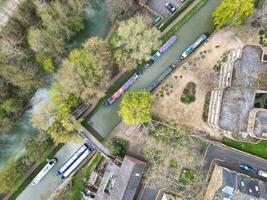 High Angle View From Central Railway Station of Oxford City, England UK. March 23rd, 2024 photo