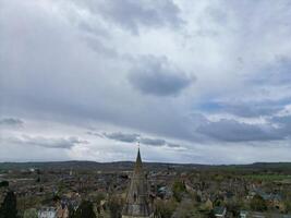aéreo ver de central Oxford histórico ciudad de Inglaterra unido Reino. marzo 23, 2024 foto
