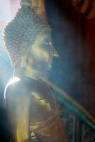 Close up the buddha photo
