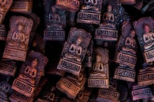 Minimal of buddha sculpture photo