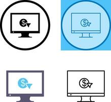 Unique Pay Per Click Icon Design vector