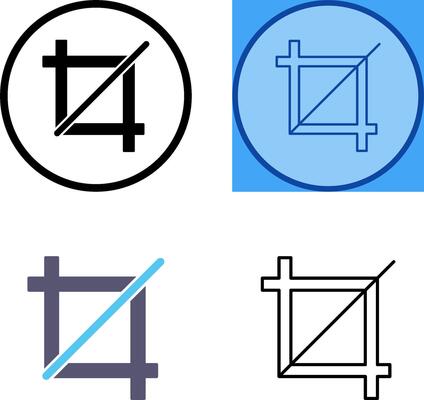 Unique Crop Icon Design