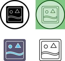 Unique Images Icon Design vector