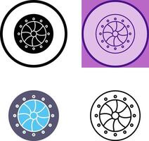 Unique Optical Diaphram Icon Design vector