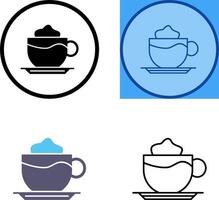 Latte Icon Design vector
