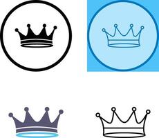 King Crown Icon vector