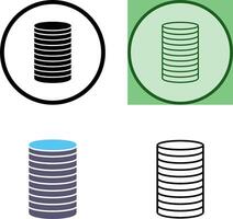 Stack of Coins Icon vector