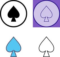 Spade Icon Design vector