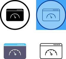 Page Speed Icon vector