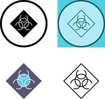 Biological Hazard Icon vector