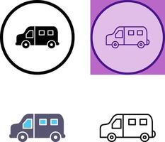 Van Icon Design vector
