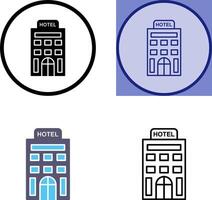 diseño de icono de hotel vector