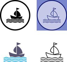 Boat Icon Design vector