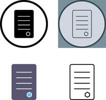 Unique Reports Icon Design vector
