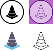 Unique Cone Icon Design vector