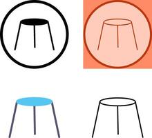 Unique Stool Icon Design vector