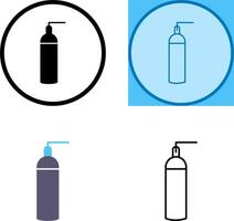 Unique Oxygen Tanks Icon Design vector