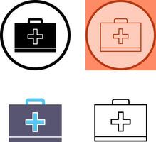 Unique First Aid Icon Design vector