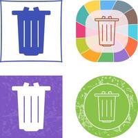 Garbage Icon Design vector
