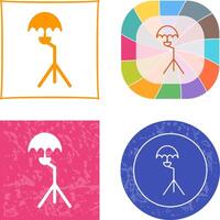 Unique Umbrella Stand Icon vector