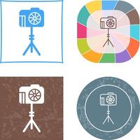 Unique Camera Stand Icon vector