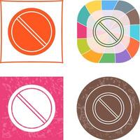 Prohibited Icon Design vector