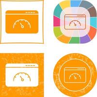 Page Speed Icon vector