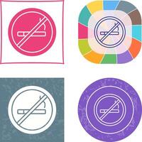 No Smoking Icon vector