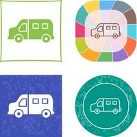Van Icon Design vector