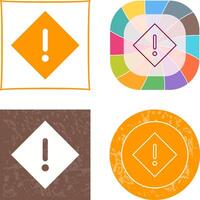 Warning Icon Design vector