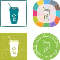 Iced Coffee Icon vector