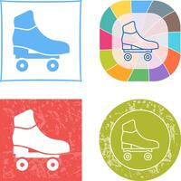 diseño de icono de patines vector