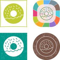 Doughnut Icon Design vector