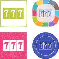 Triple Sevens Icon vector