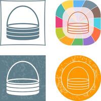 Unique Basket Icon Design vector