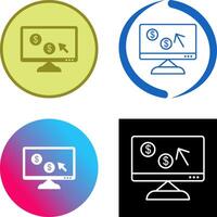 Unique Pay Per Click Icon Design vector