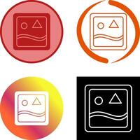 Unique Images Icon Design vector