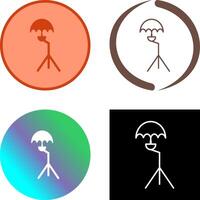 Unique Umbrella Stand Icon Design vector