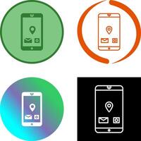 Unique Mobile Applications Icon vector