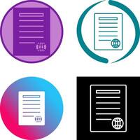 Unique Press Releases Icon Design vector