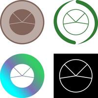 Pie Chart Analysis Icon Design vector