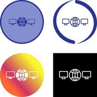 Unique Networks Icon vector