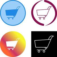 Unique Shopping Cart Icon vector