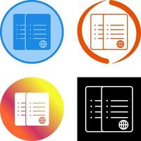 Unique Network Files Icon vector