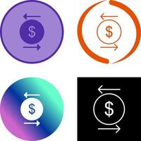 Unique Transcation Icon vector