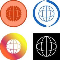 Unique Globe Icon vector